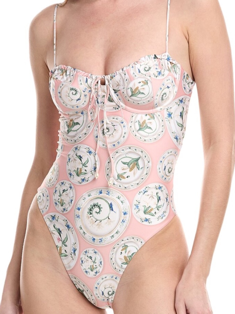 Agua by Agua Bendita Women's Ebano Menaje One Piece Multi XL NWT